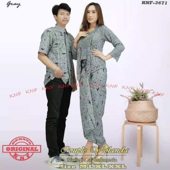 couple kebaya brukat kutubaru dan hem pendek trendy terbaruu