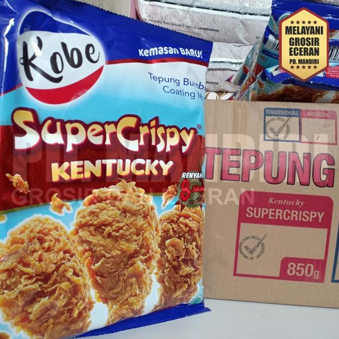 

KOBE SUPER CRISPY KENTUCKY 850 GR / TEPUNG AYAM