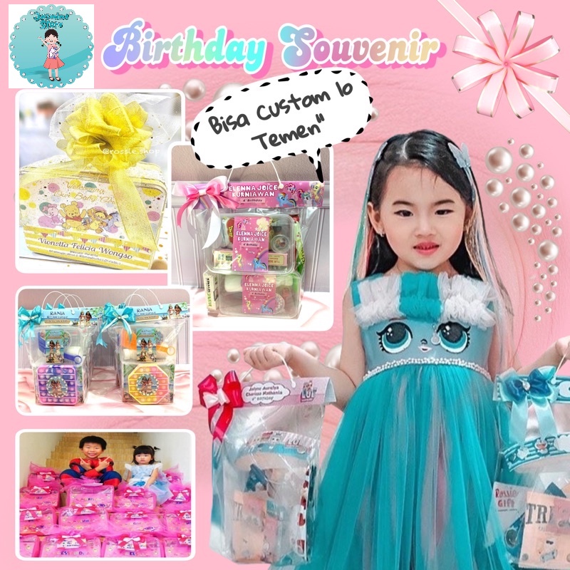 Souvenir Ultah/Paket ultah anak/Bingkisan birthday/Goodie bag Souvenir/ Sovenir Ulang tahun anak Custom/Souvenir Ultah Custom/Goodie Bag Custom/Souvenir Birthday Slime Custom/Souvenir Birthday Mainan Custom