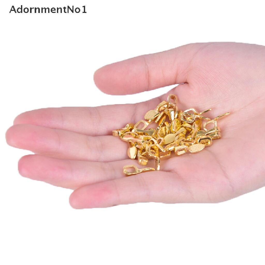 (AdornmentNo1) 50pcs / set Liontin Sendok + Daun Bahan Alloy Gaya Tibet Untuk Perhiasan DIY