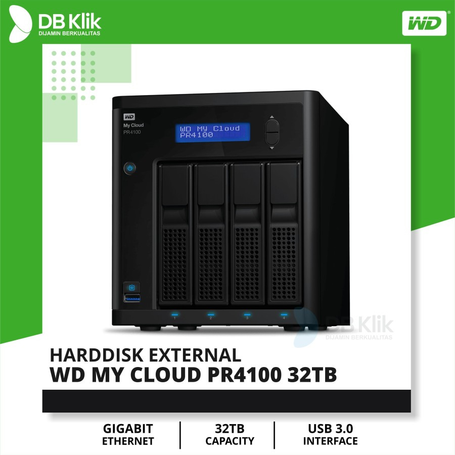 Harddisk External WD MY CLOUD PR4100 32TB USB 3.0(MYCLOUD PR4100 32TB)