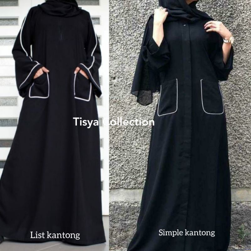 Gamis simple remaja kekinian terbaru