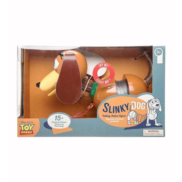 miliki Mainan Disney Toy Story 4 Slinky Dog Talking Action Figure with 15 Diskon