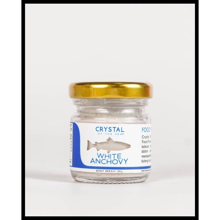 

[READY STOCK] CRYSTAL OF THE SEA WHITE ANCHOVY POWDER / BUBUK IKAN TERI WHITEBAIT (B