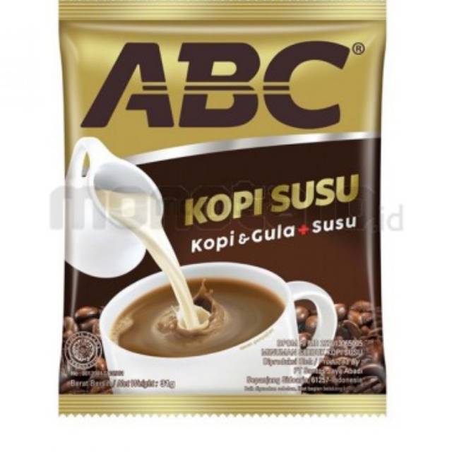 

Kopi ABC susu 3 in 1 per sachet 30 gram