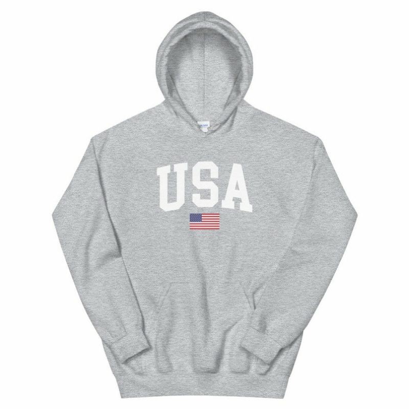 S - XXXXXL(6XL) Hoodie USA Flag Unisex Hoodie BIGSIZE Birthday Gift American Flag Jaket COUPLE USA