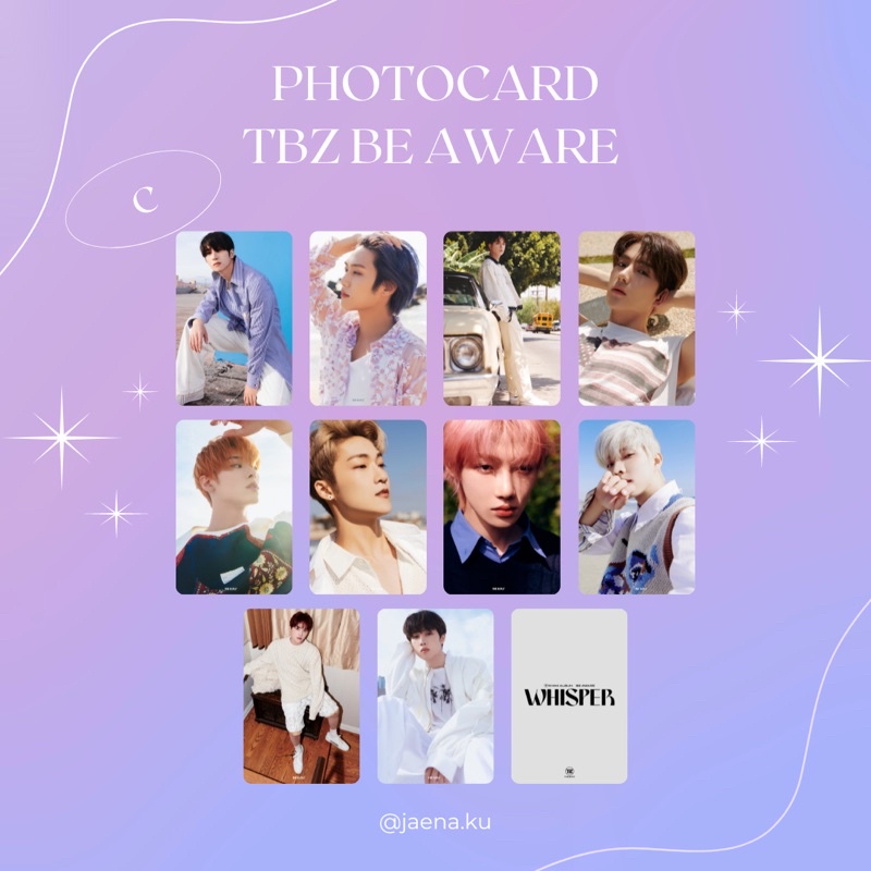 [THE BOYZ] PHOTOCARD BE AWARE WHISPER THE BOYZ ‼️BACA DESKRIPSI‼️