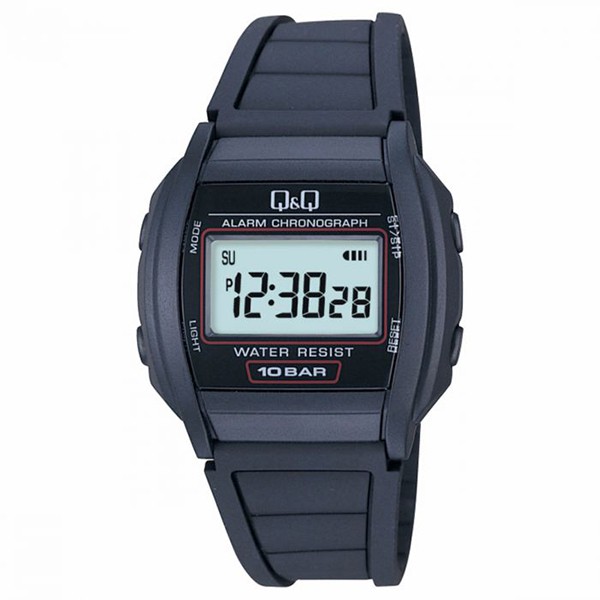 SALE Jam Tangan Pria Sporty Casual Karet Rubber Digital Original Q&amp;Q QnQ QQ ML01 Series