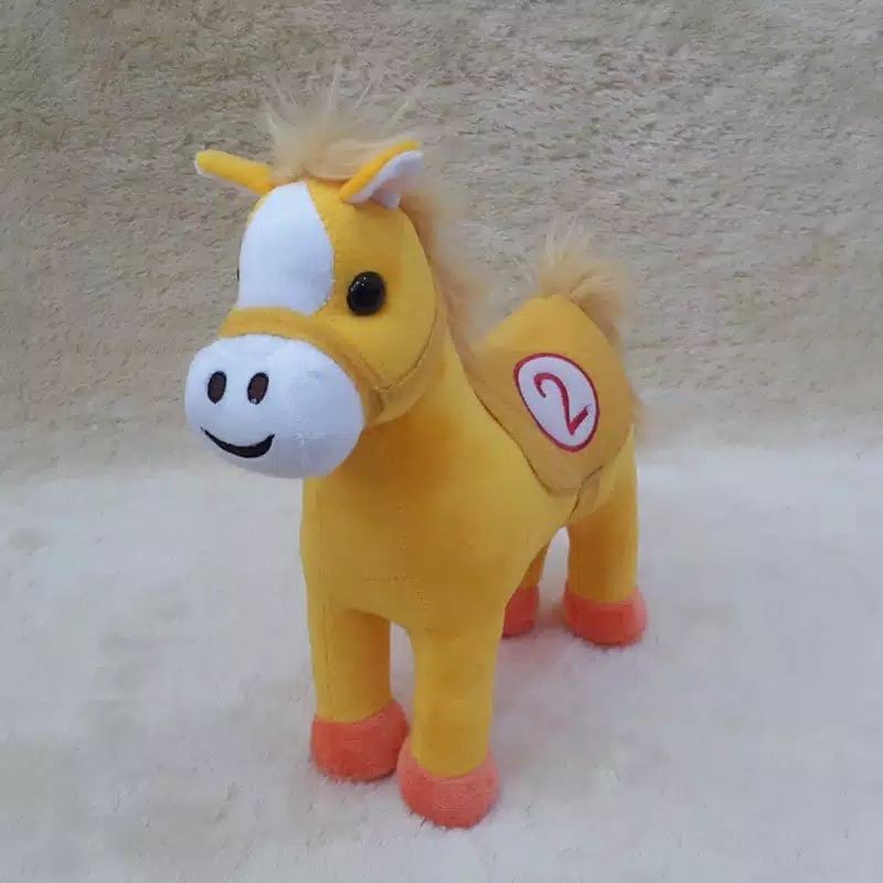 BONEKA KUDA LUCU / BONEKAH KUDA BERSUARA / BONEKAH HORSE TERMURAH TERLARIS