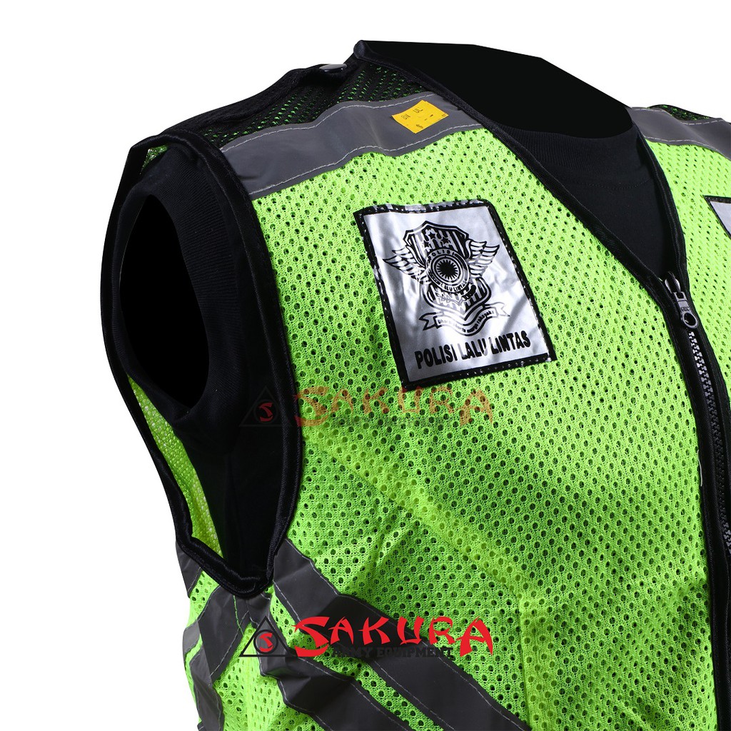 Rompi Rusuk Polisi Warna Hijau Rompi Jaring Polisi