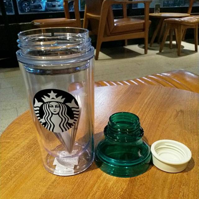 Botol minum tumbler Starbucks original Green Siren