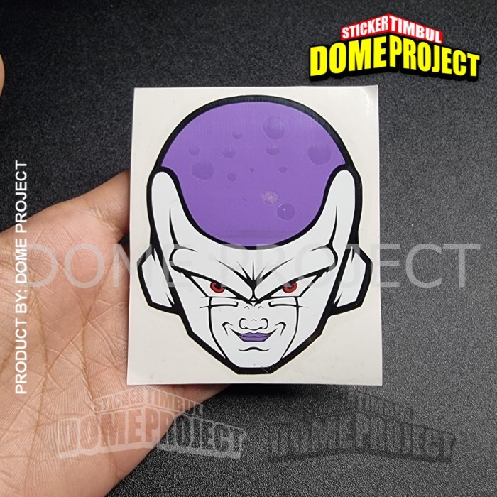 FRIEZA HEAD ANIME STICKER CUTTING MOBIL IMPORT AKSESORIES OTOMOTIF STICKER AESTHETIC DEKORASI OTOMOTIF