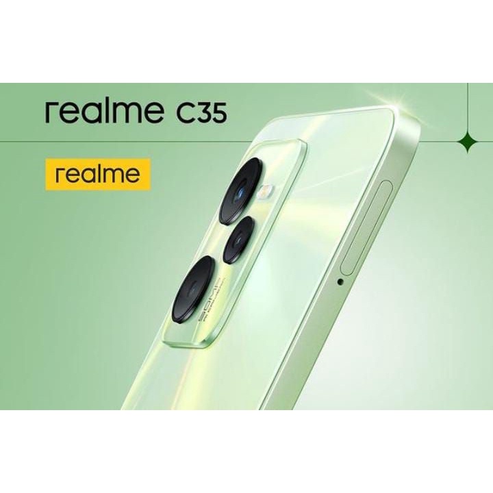 Realme C35 4/64GB + 4/128GB Garansi Resmi