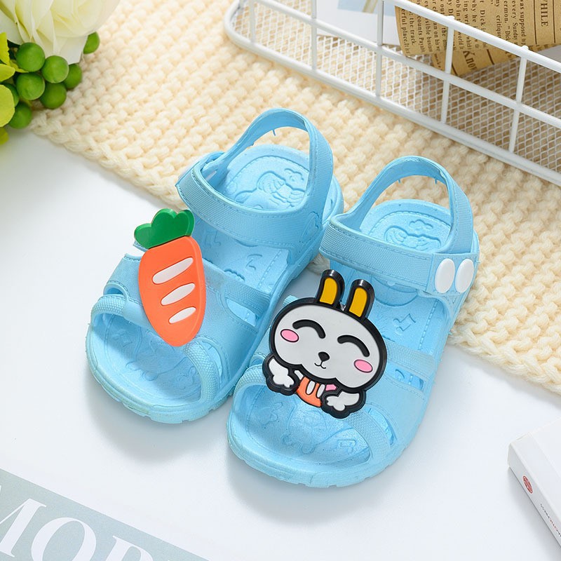 LittleAaron CASUAL BUNY Sepatu Sandal Anak Laki Laki Perempuan Bahan Karet Model Lucu 0-5 Tahun Import Sport Termurah