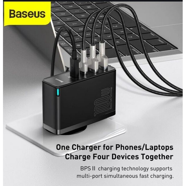 Baseus Gan2 Pro Quick Charger 2C+2U 100W Original