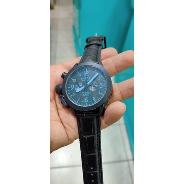 jam tangan pria u boat automatic jam sporty analog chronograph