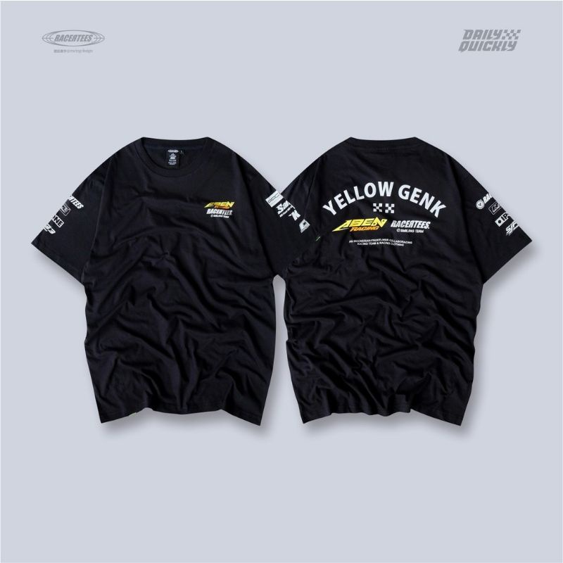 KAOS RACING ABEN YELLOW GENK / BAJU BALAP RACERTEES