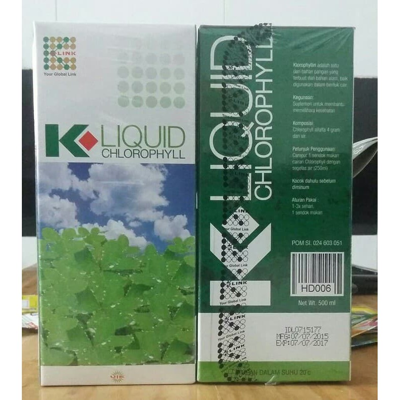 "Klorofil K Link - Chlorophyll k-link original 100 ⎕"