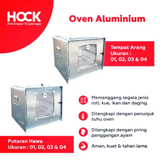 Oven Aluminium HOCK
