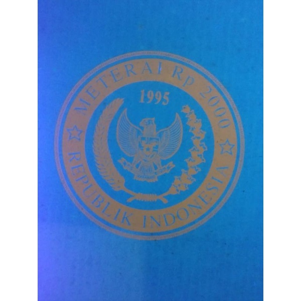 

Kertas Segel Rp 1000 Tahun 1995 Doble Asli (S146)