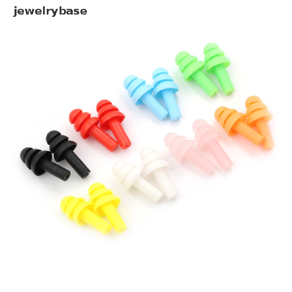 20 Pcs Ear Plugs Bahan Silikon Anti Bising Untuk Belajar Tidur