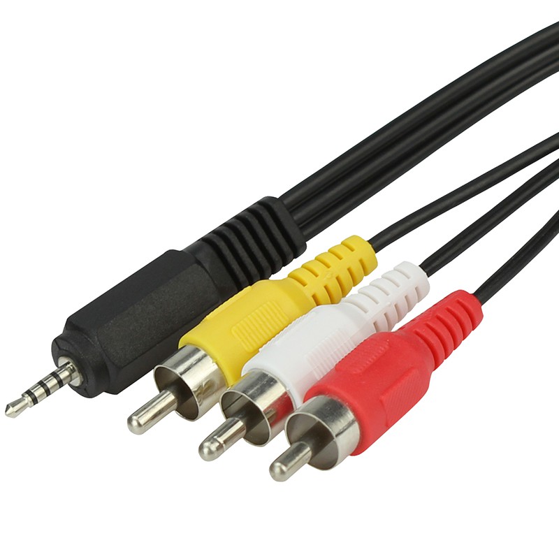 [ 1.2m ] Kabel 3 RCA AUX AUDIO A/V High Quality / Kabel Audio