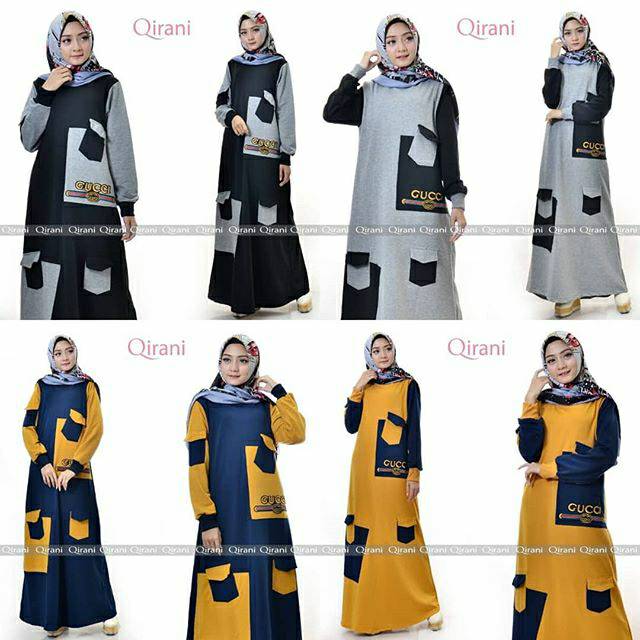 Gamis kaos import original by qirani doniq