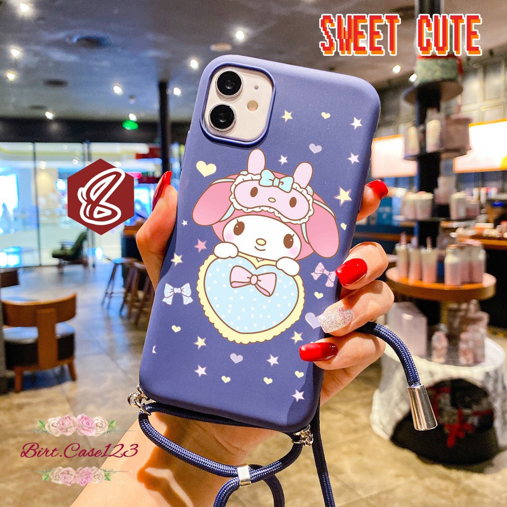 Softcase Slingcase Tali Lanyard Candy SWEET CUTE Samsung Note 5 8 9 10 10+ 20 20+ Ultra Pro BC3803