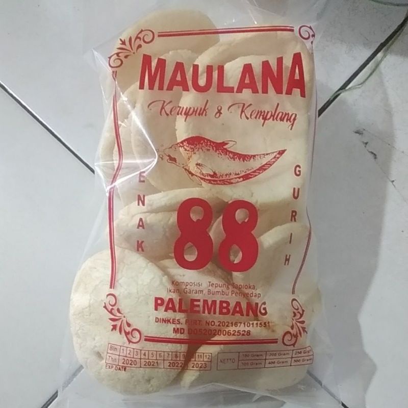

kemplang ikan kakap ori/alsi khas kota palembang (peser)