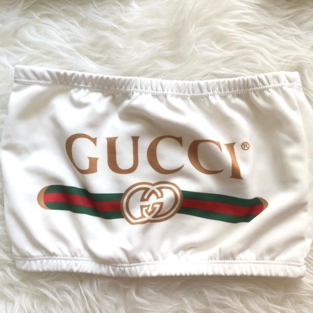 gucci bandeau top