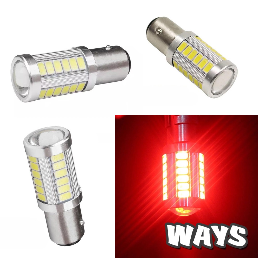 L052 | 33 LED Lampu Stop Rem Bayonet 1157 Mobil Motor Mio Beat Scoopy Fino Supra Jupiter Vixion GSX