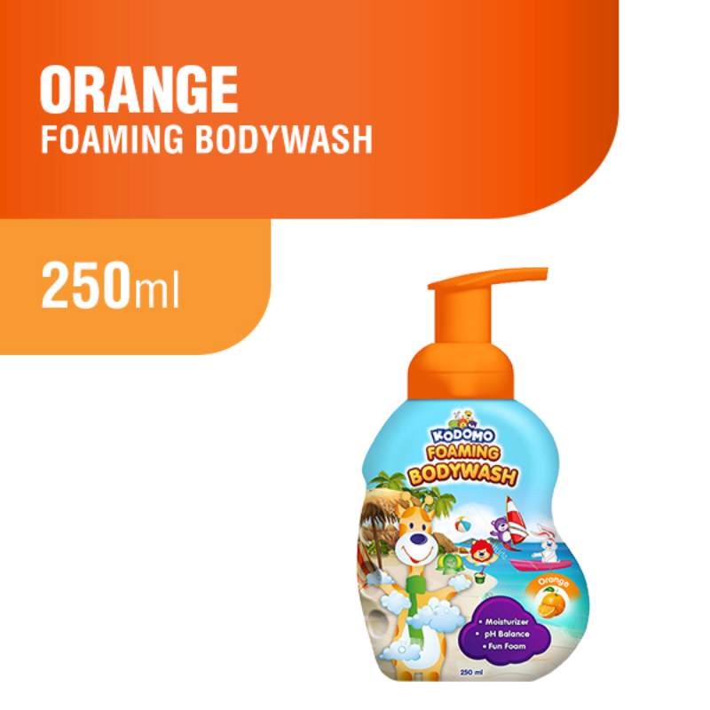 Kodomo Foaming Bodywash 250ml (pump)