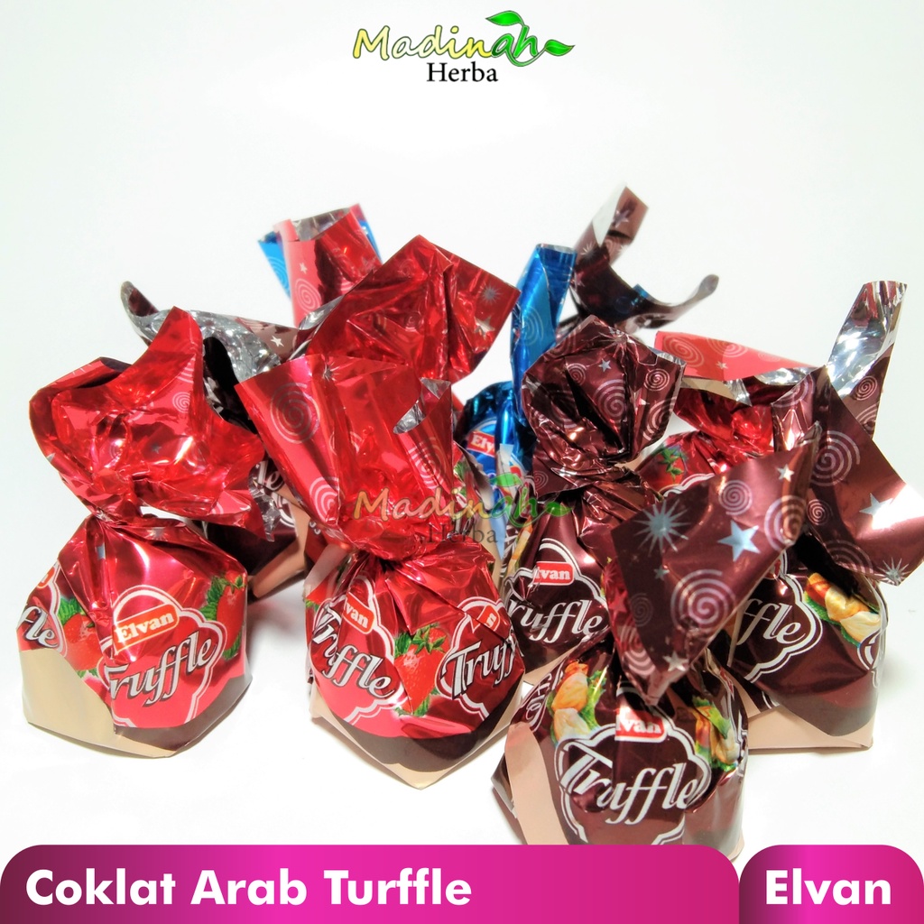 Coklat Truffle Elvan Coklat Arab / Coklat Turkey / Permen Coklat / Oleh-oleh Haji Dan Umroh