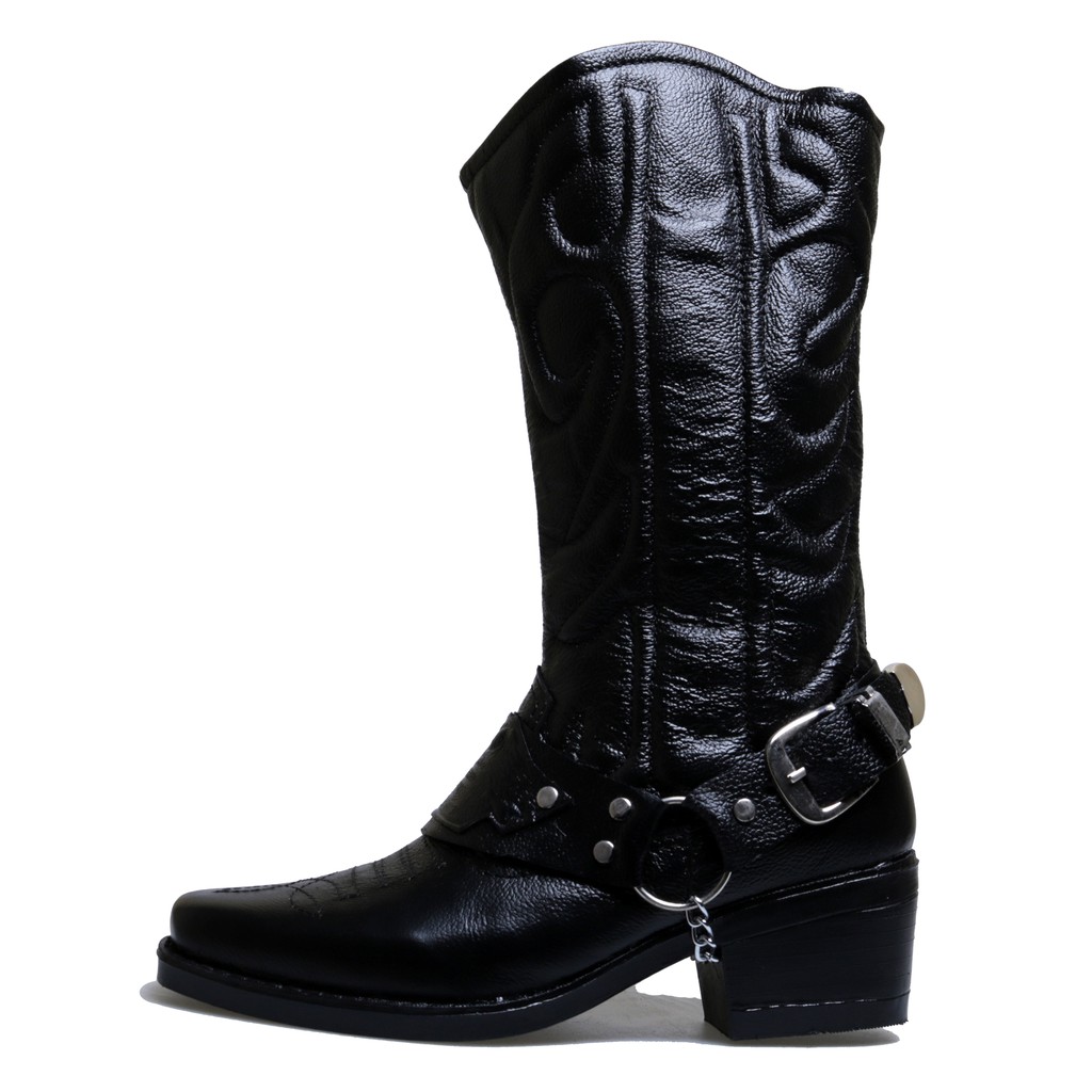 sepatu boots motor tinggi moge harley stylish boot tour motor BM02