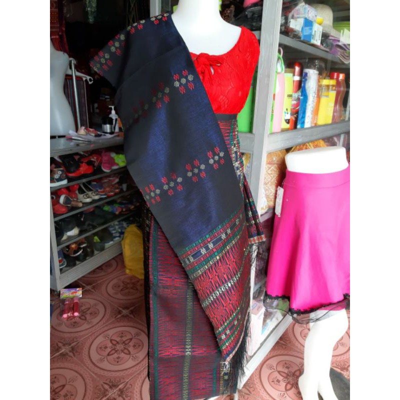 Songket Pucca Bintik Kepala semi tumtuman sirat kristal