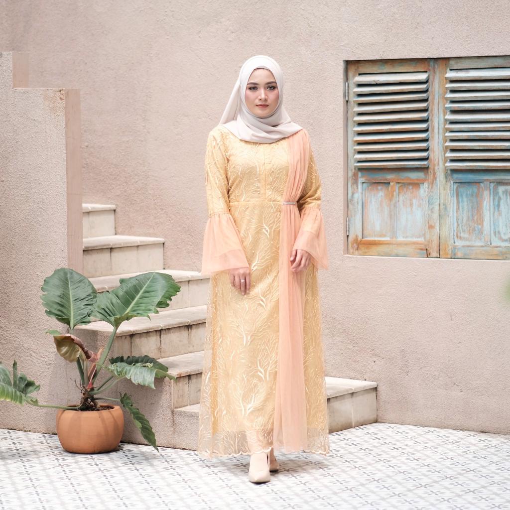 COD~GAMIS SELENDANG TUTU/ GAMIS SELENDANG WANITA TERBARU 2022/ GAMIS BUSUI / GAMIS BROKAT WANITA / G