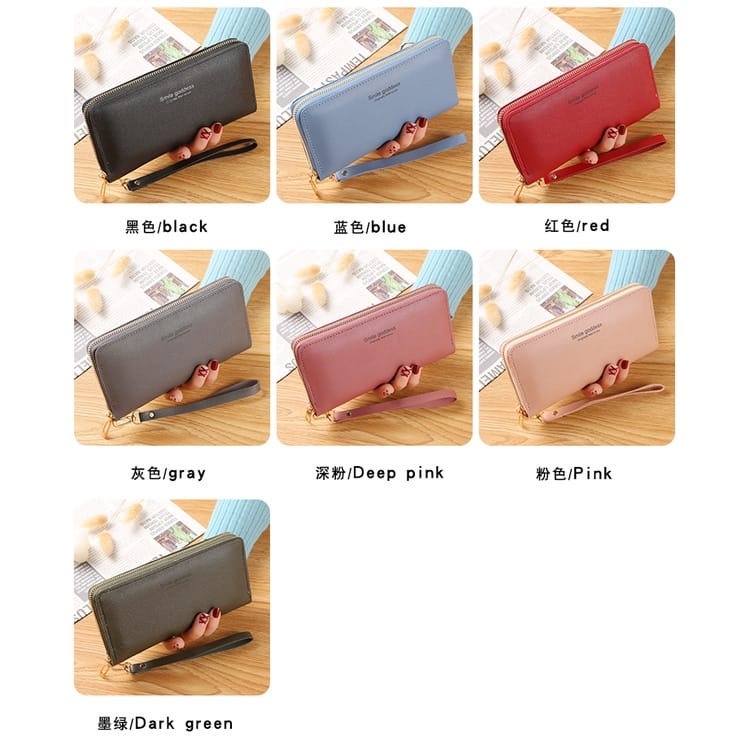 DOMPET PANJANG WANITA IMPORT MURAH DOMPET WANITA PANJANG+TALI