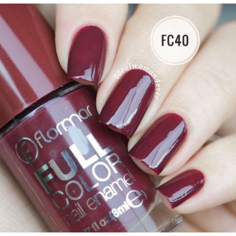 KUTEK FLORMAR FULL COLOR ISI 8ml CAT KUKU MURAH DARI TURKI TIDAK WUDHU FRIENDLY BERSERTIFIKAT HALAL