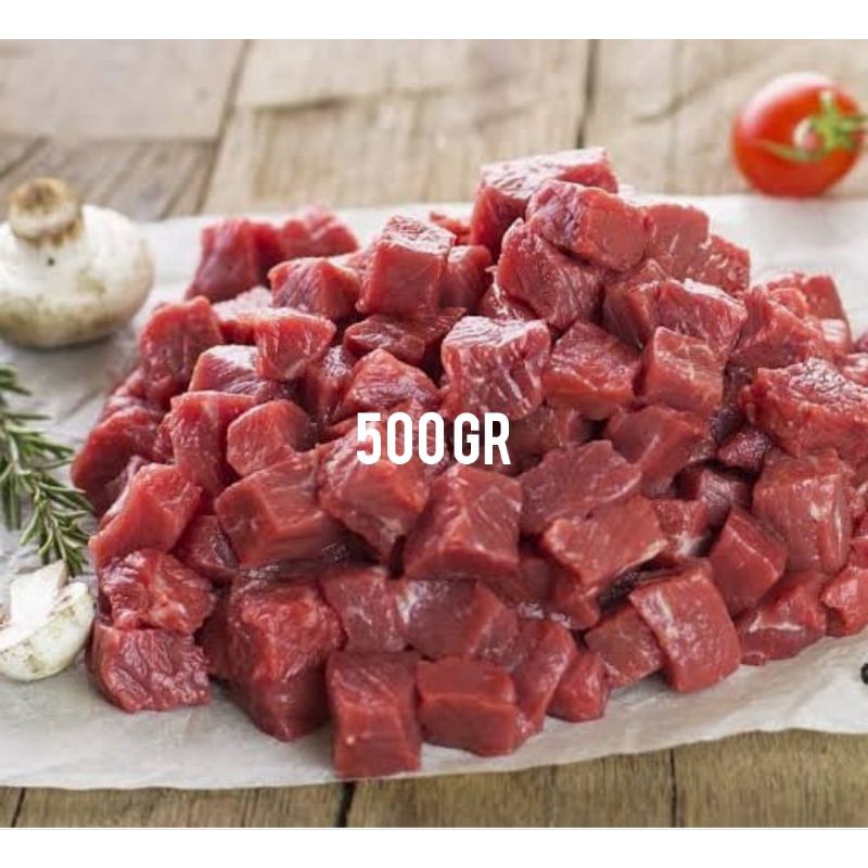 Daging Sapi Tongseng / Daging Rawon / Daging Sate / Daging Sop Sedikit Lemak 500Gr