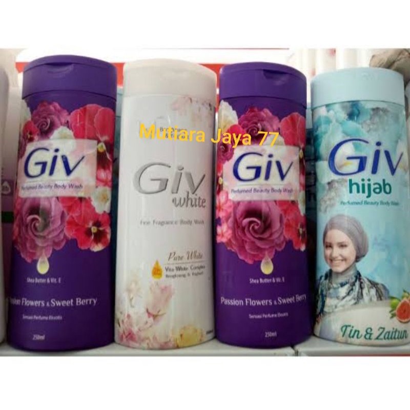 Giv Body Wash 250gr (Kemasan Botol)