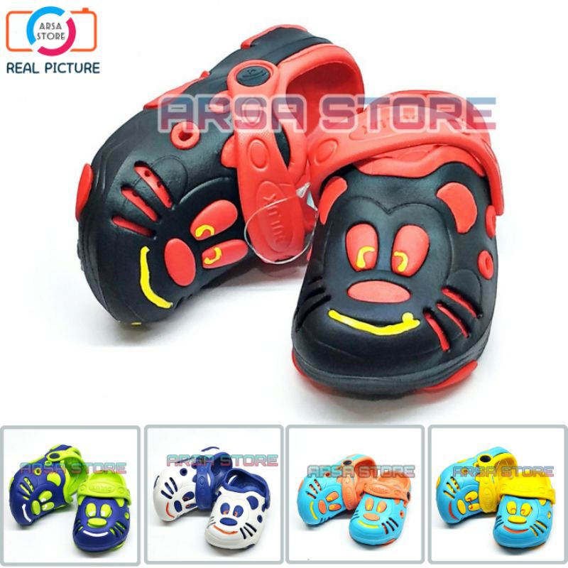 Sandal Anak Baby / Sandal Balita 1-3 Tahun / Sendal Karet Murah / Sandal Sepatu Anak cowok cewek