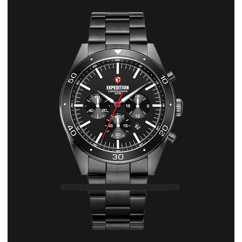 Expedition E 6791 MC BEPBA Chronograph Men Black