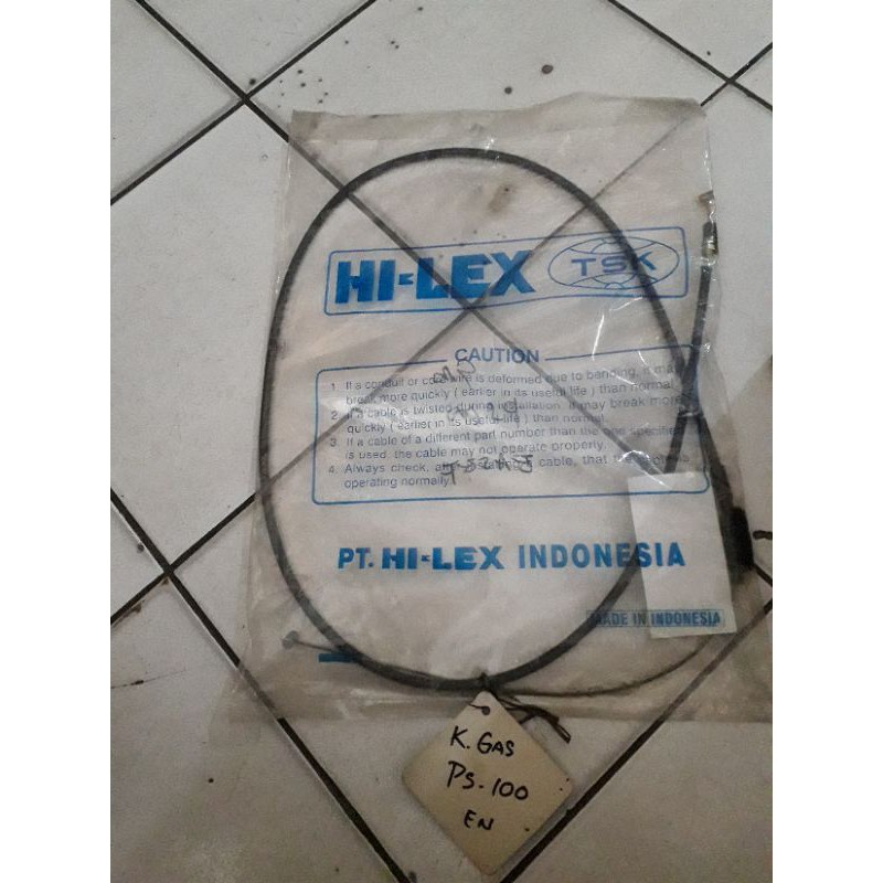 kabel gas ps100.tali gas ps100