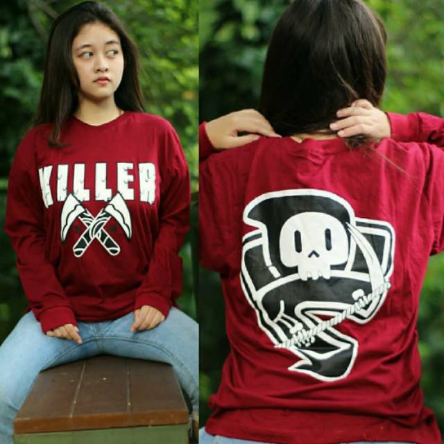 KAOS DISTRO FRIDAY KILLER LENGAN PANJANG