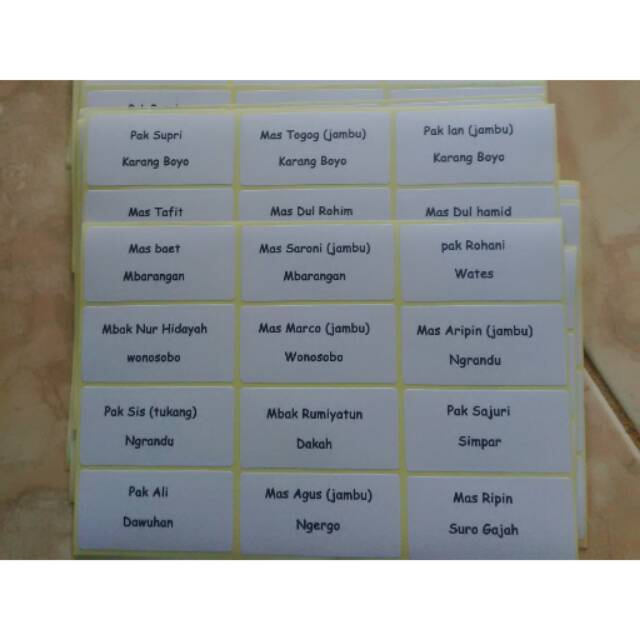 

Cetak Sticker Nama ISI 84 STIKER