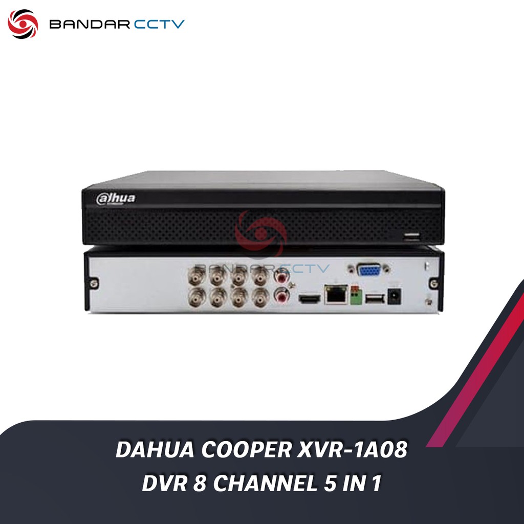 dvr dahua cooper 8 channel XVR-1A08 5 in 1