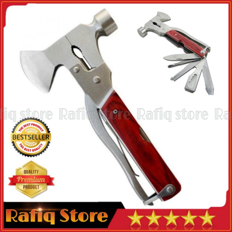 Multifunctional EDC Axe Hammer Survival Tools