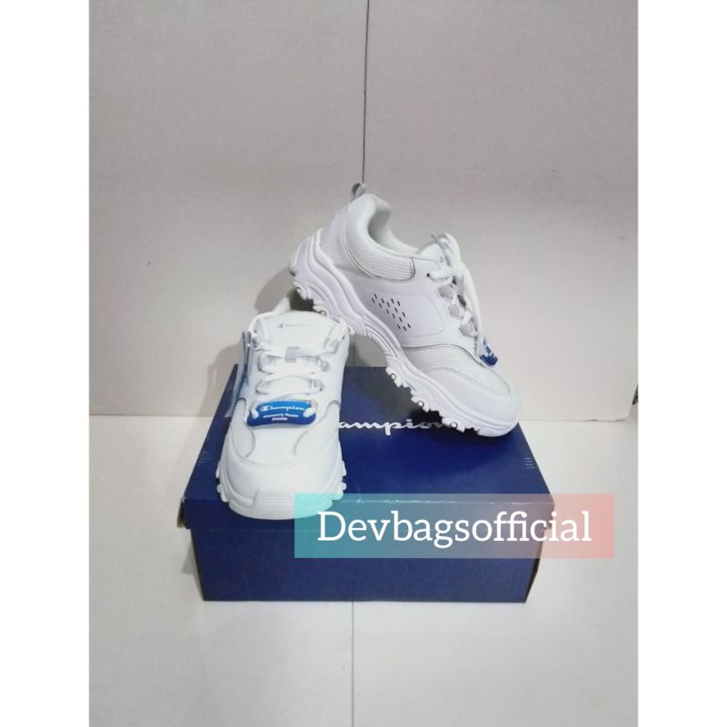 Sepatu Champion full white - sepatu putih -sepatu original -champion original - sepatu murah