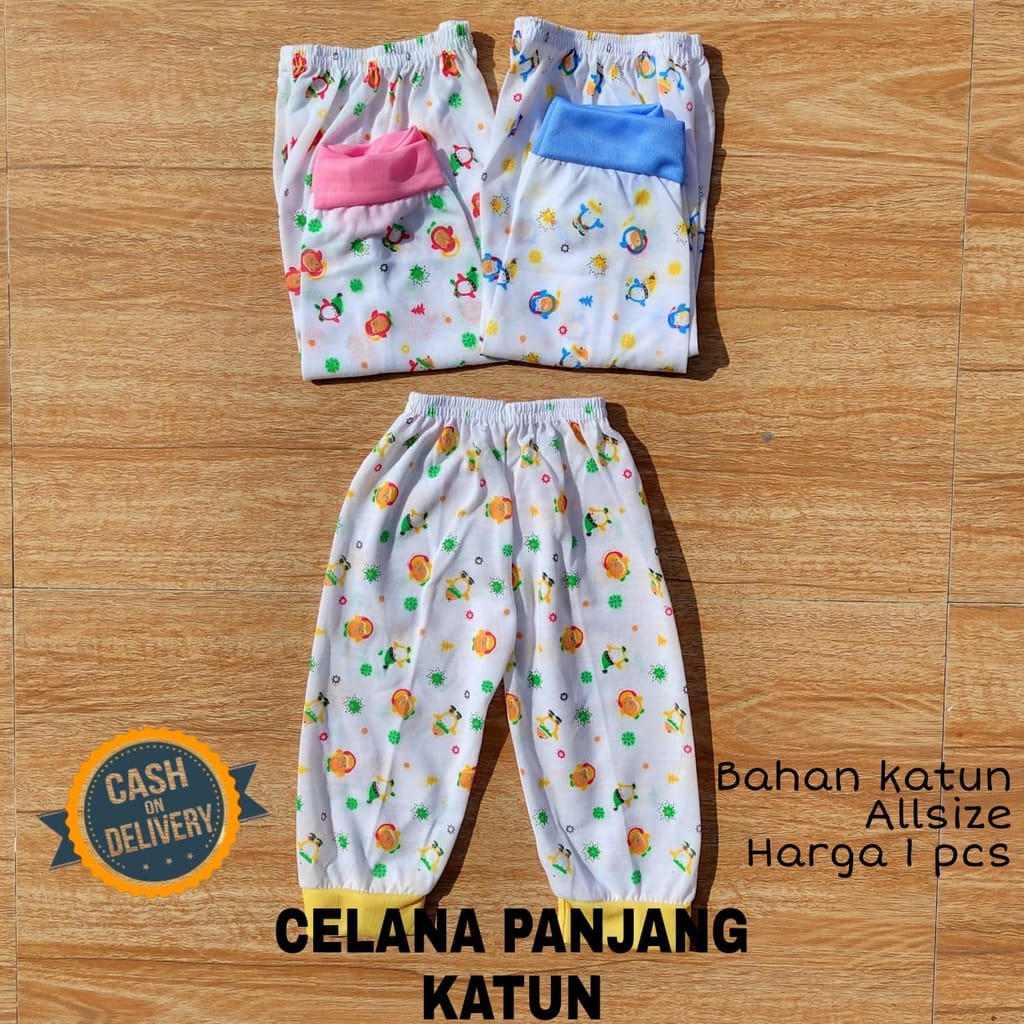 Celana bayi panjang KATUN perlengkapan bayi lahir