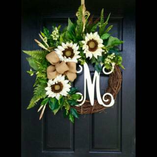 Ring Rotan Motif Ulir Wreath Diameter 20cm Rangkaian Bunga  